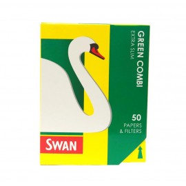 Swan Blue Combi Extra Slim Papers & Filter Tips Smokers